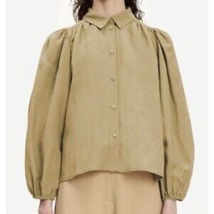 Samsoe Mejsa Shirt Size Large Covert Green NWT